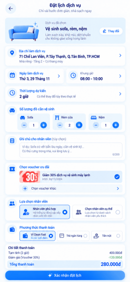 Giúp Việc Clear Fast